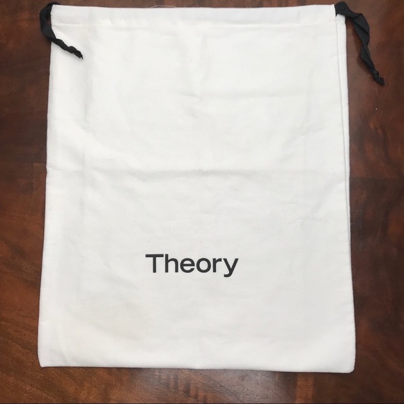 Theory Ivory Cotton Drawstring Garment Bag - Picture 2 of 2